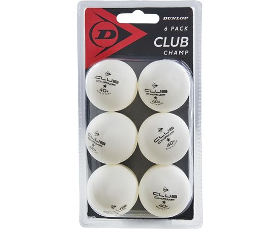 Table tennis balls Dunlop CLUB CHAMP 6pcs