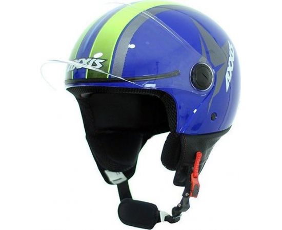 Axxis Helmets, S.a Square Flag (M) B7 Blue ķivere Moto ķiveres 