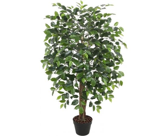 Искусственное дерево FICUS H120см, чёрный горшок