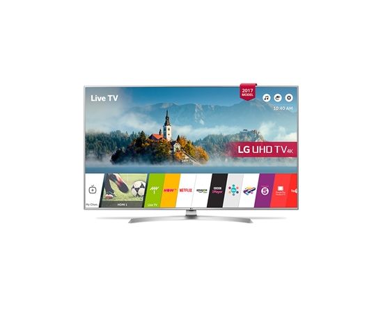 LG 43UJ701V 43" Smart TV, WebOS 3.5, Ultra HD LED, Wi-Fi, Black
