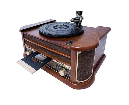 Camry Turntable with tube with CD/MP3/USB/recording CR 1160 Wooden Brown, 5 W