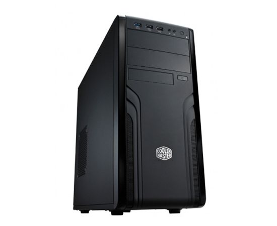 Cooler Master Force 500 USB 3.0 x1, USB 2.0 x2, Mic x1, Spk x1, Black, Midle-Tower, Power supply included No