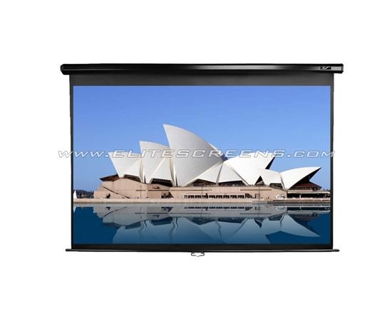 Elite Screens Manual Series M84NWH Diagonal 84 ", 16:9, Viewable screen width (W) 185 cm, White
