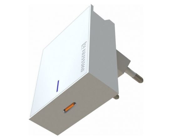 Swissten Premium 18W Сетевое зарядное устройство USB-C PD 3.0: 5V / 3A / 9V / 2A, 12V / 1.5A Белое