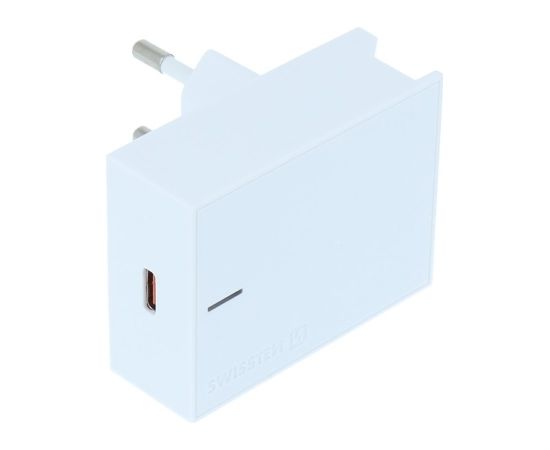 Swissten Premium 18W Сетевое зарядное устройство USB-C PD 3.0: 5V / 3A / 9V / 2A, 12V / 1.5A Белое