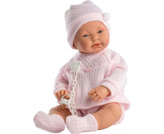 Llorens Кукла малыш девочка София 45 см с соской (виниловое тело, двигает руками/ногами) Испания LL45024
