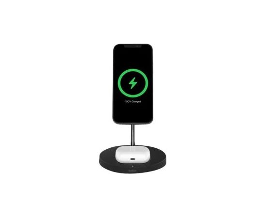 Belkin Pro MagSafe 2in1 Wireless Charging Stand + AC Power Adapter BOOST CHARGE Black