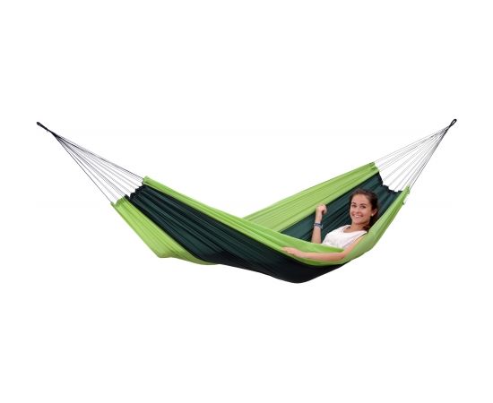 Amazonas Silk Traveller forest (green-green) Travel Hammock, 220x140 cm, 150 kg