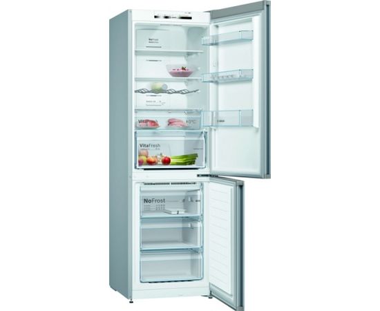 Bosch KGN36VLDD s4 ledusskapis 186cm D NoFrost Inox