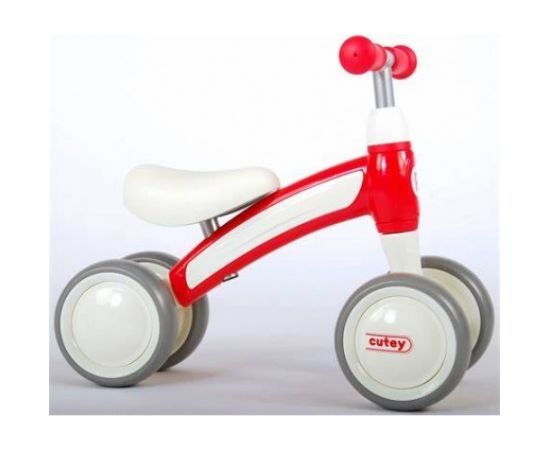 Volare Детский баланс велосипед беговел красный QPlay Cutey Ride On (1-3 года) VOL1470