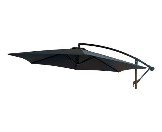 Saska Garden Saska dārza lietussargs ar pagarinājuma Pelēks 300x230 cm Зонты от солнца и аксессуары