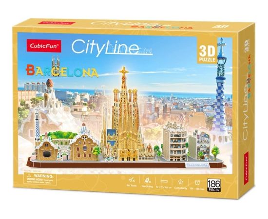 Cubic Fun CUBICFUN 3D puzle „Barselona“