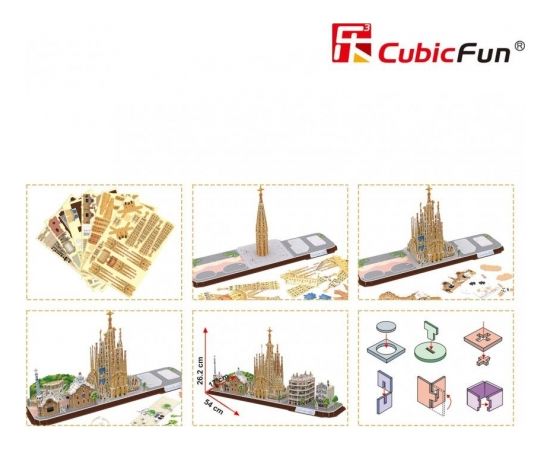 Cubic Fun CUBICFUN 3D puzle „Barselona“