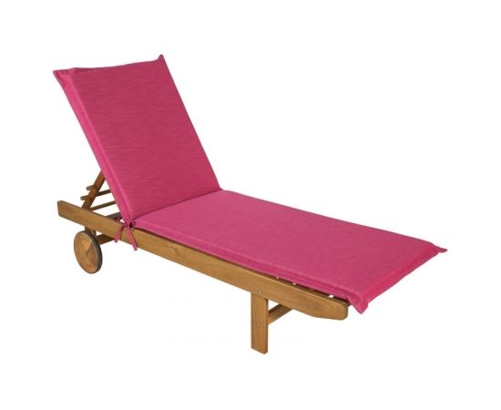 Guļamkrēslu pārsegs SUMMER 55x190x5cm, vecs rozā, 100%poliesters, audums 737