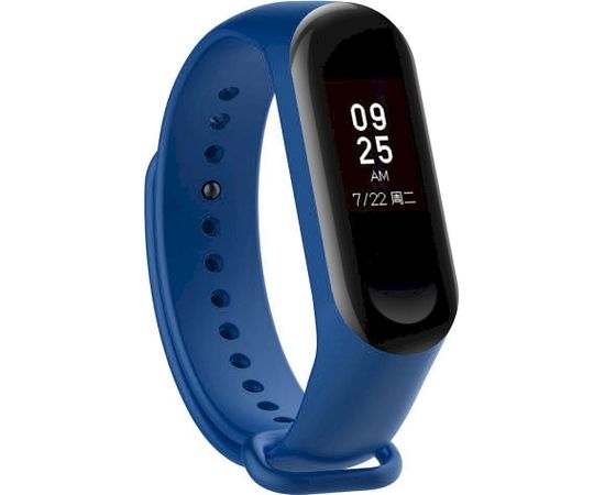 Fusion wave siksniņa pulkstenim Xiaomi Mi Band 3 / Mi Band 4 zils