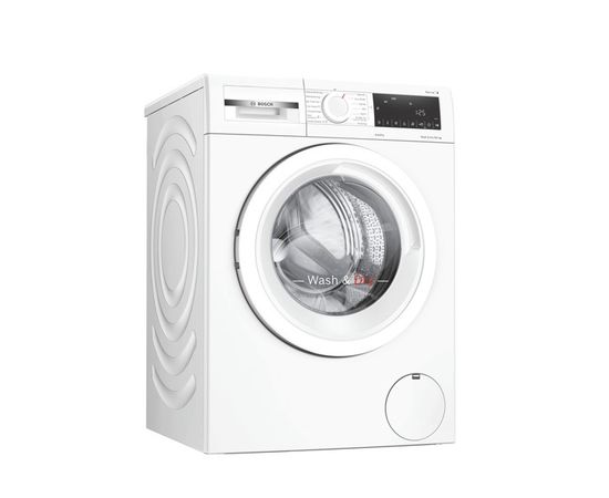 Bosch Serie 4 Washing Machine With   WNA134L0SN Energy efficiency class C, Front loading, Washing capacity 8 kg, 1400 RPM, Display, LED, Drying system, Drying capacity 5 kg, Steam function, White