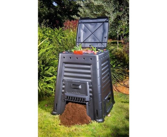 Keter Komposta kaste Mega Composter 650L Without Base melna