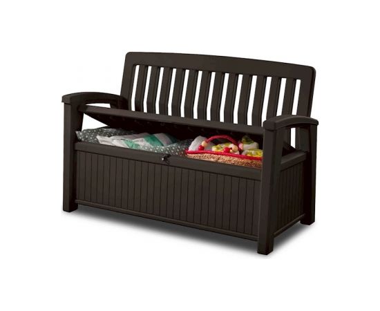 Keter Uzglabāšanas sols Patio Storage Bench 227L brūns