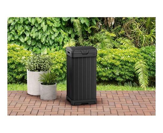 Keter Atkritumu tvertne Baltimore Refuse Bin 125L melna