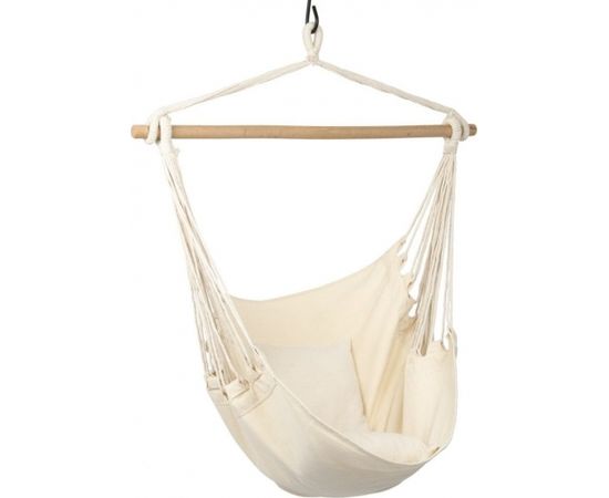 Royokamp Hammock Brazīlijas šūpuļ krēsls 100x100cm un 2 spilveni 40x40cm Dārza šūpuļkrēsli