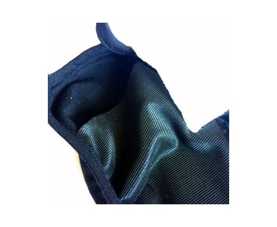Mocco Текстильные двухслойные многоразовые маскa / черные