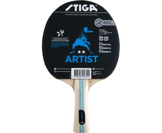 Stiga Artist WRB 2* (concave) galda tenisa rakete
