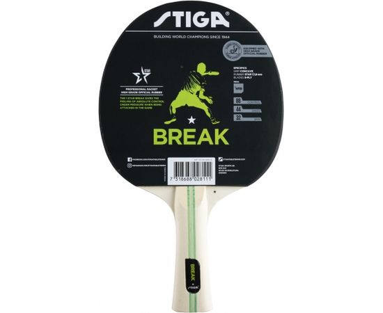 Stiga Break WRB 1* (concave) galda tenisa rakete