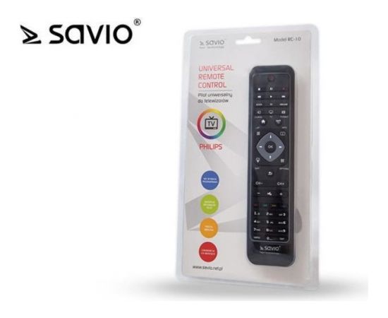 Universālā pults Savio RC-10 priekš Philips TV