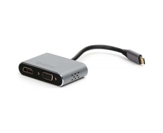 Platinet адаптер USB-C - HDMI/VGA (45224)