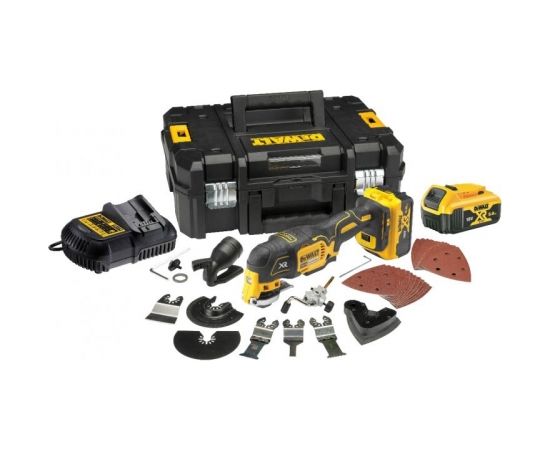 Dewalt DCS356P2-QW Multifunkcionāls zāģis XR Li-Ion 18V, 300W, 0-22000 apgr./min.,