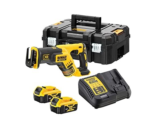 Dewalt DCS367P2-QW 18V XR akumulatora zobenzāģis, 0-2900 gājieni/min.,