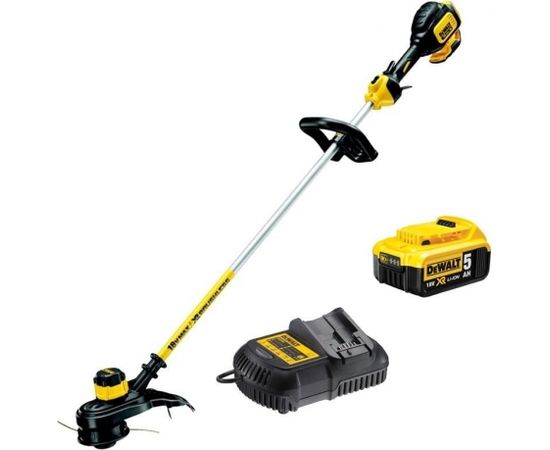 Dewalt DCM561P1-QW XR Trimmeris 18V 5.0Ah, griešanas platums 33cm