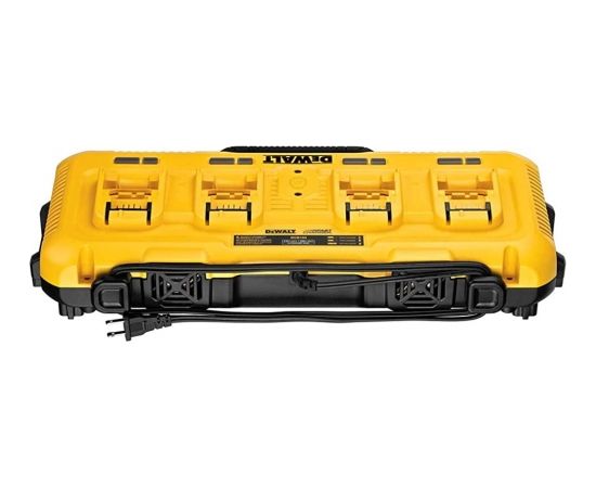 Dewalt DCB104-QW 18V XR akumulatoru lādētājs, līdz 4 akumulatoriem, 8A.