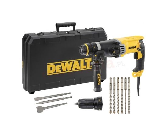 Dewalt D25144KP-QS Perforators ar piederumiem Jauda: 900 W Перфоратори и отбойные молотки