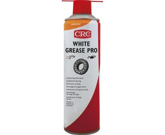 CRC Aerosola smērviela ar teflonu (PTFE) WHITE GREASE PRO 500ML
