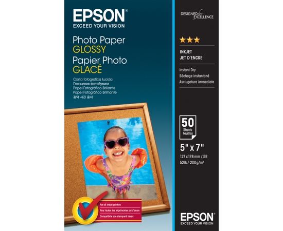 EPSON Photo Paper Glossy 13x18cm 50 sh