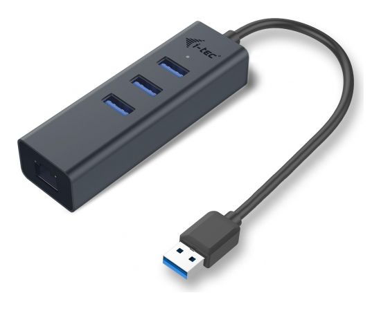 I-TEC USB 3.0 Metal HUB 3 Port Giga Lan