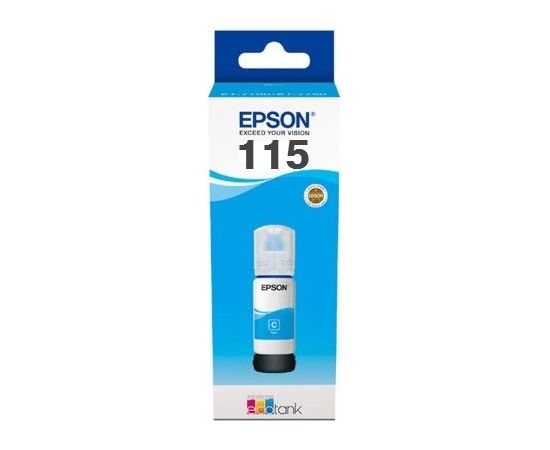 Epson 115 ECOTANK Ink Bottle, Cyan