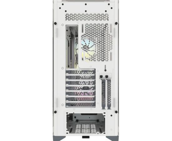 Corsair ATX PC Smart Case 5000X RGB Side window, White, Mid-Tower, Power supply included No