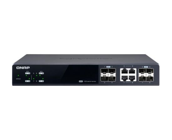 Switch|QNAP|QSW-M804-4C|Type L2|8x10Base-T / 100Base-TX / 1000Base-T|4x10/100/1000BASE-T/SFP combo|4|QSW-M804-4C