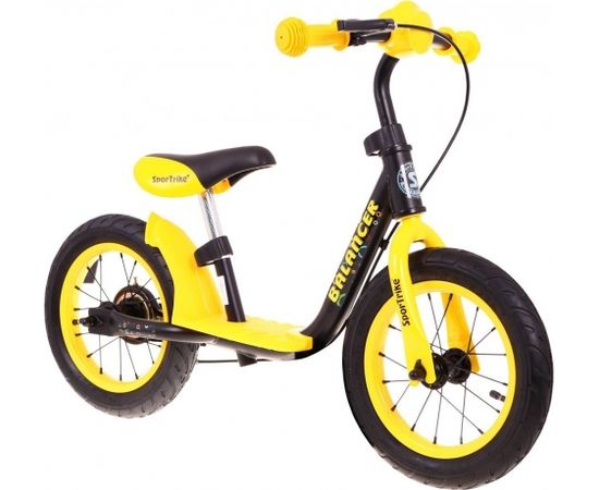 SporTrike Walking Balansa Velosipēds Melns / Dzeltens