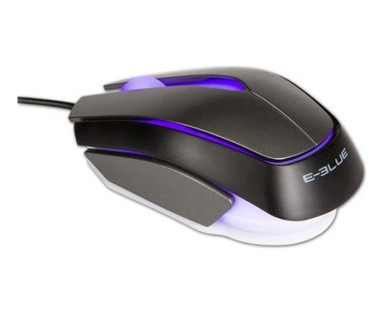 E-Blue EMS633 MOOD Игровая мышь с Дополнительными кнопками / 7 Цветов LED Подсветки / 2400 DPI / USB Черная