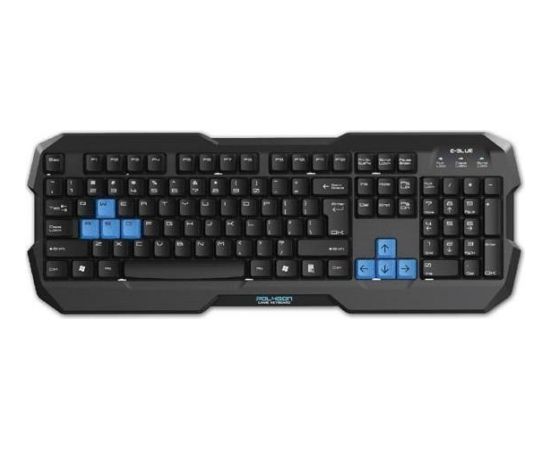 E-Blue EKM075BK Polygon Игровая клавиатура с проводом USB / Черная (ENG)