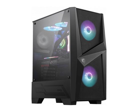 MSI MAG FORGE 100R PC Case, Mid-Tower, USB 3.2, Black