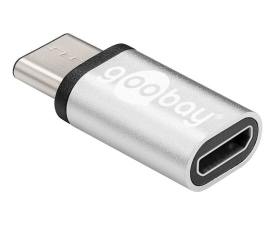 Goobay USB-C to USB 2.0 Micro-B adapter 56636 USB Type-C, USB 2.0 Micro female (Type B), Grey