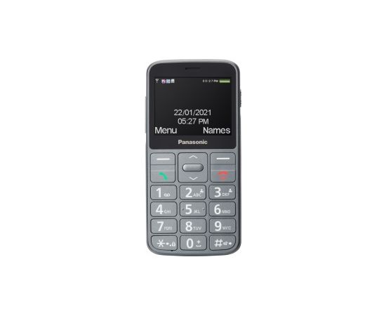 Panasonic KX-TU160 Easy Use Mobile Phone Grey, 2.4 ", TFT-LCD, 240 x 320, USB version USB-C, Built-in camera, Main camera 0.3 MP