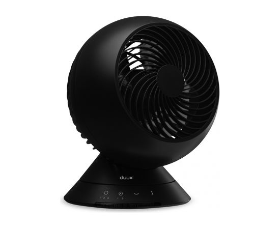 Duux DXCF08 Table Fan, Number of speeds 3, 23 W, Oscillation, Diameter 26 cm, Black