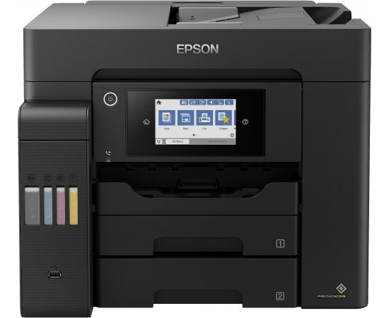 Epson Multifunctional Printer EcoTank L6550 Colour, Inkjet, A4, Wi-Fi, Black