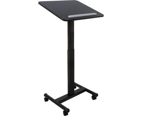 Mobile desk ERGO H74,5-114,5cm, black