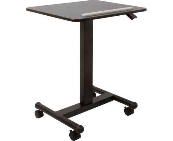 Mobile desk ERGO H74,5-114,5cm, black